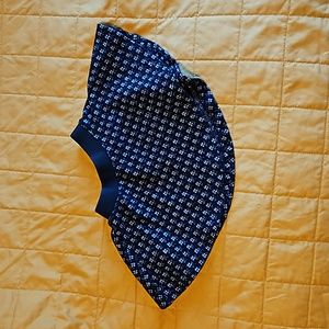 Janie and Jack 3-6 month skirt - black with silver flowers - EUC